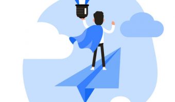 Business people character vector design. Business people with idea concept.